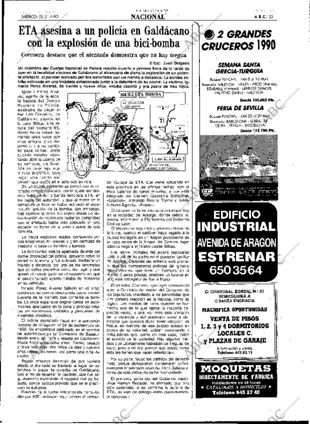 ABC MADRID 31-01-1990 página 23