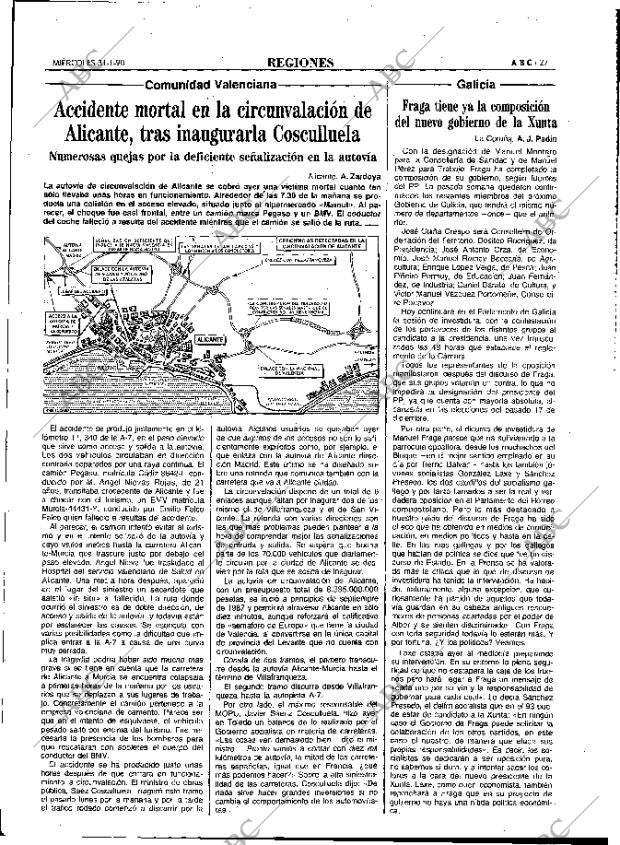 ABC MADRID 31-01-1990 página 27