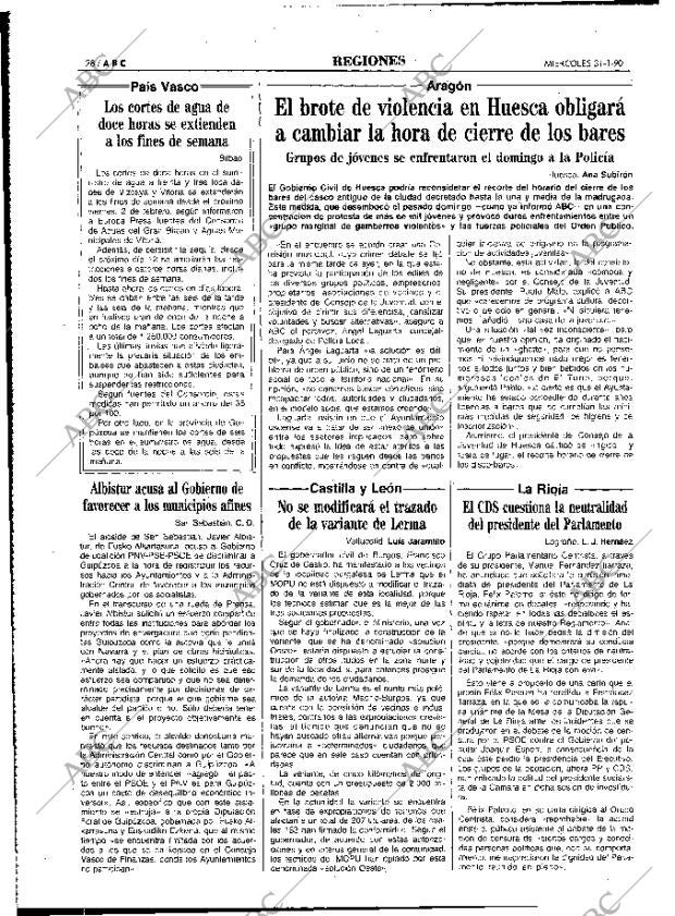 ABC MADRID 31-01-1990 página 28