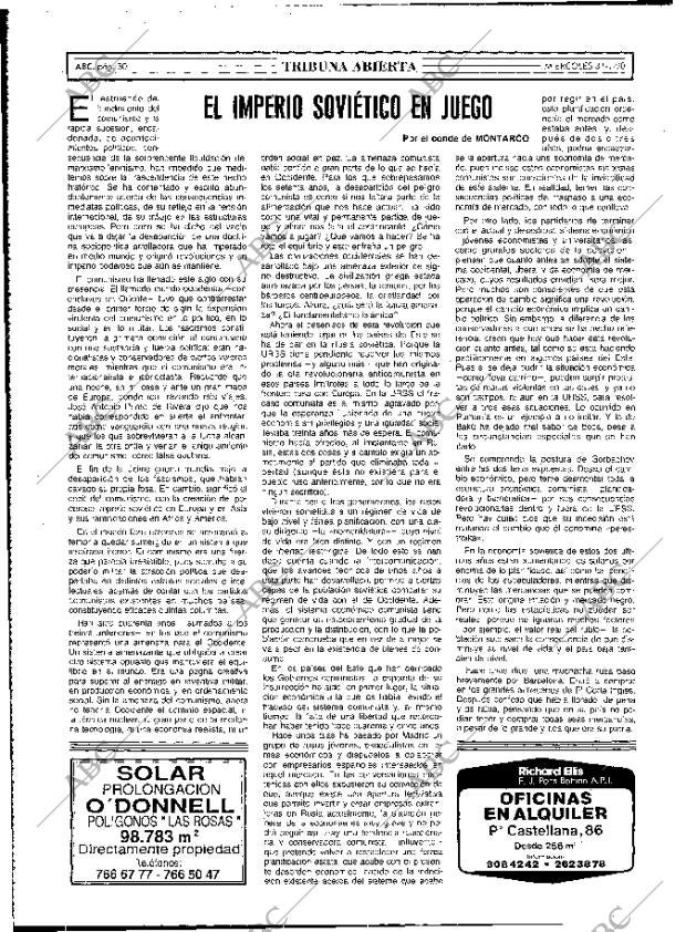 ABC MADRID 31-01-1990 página 30