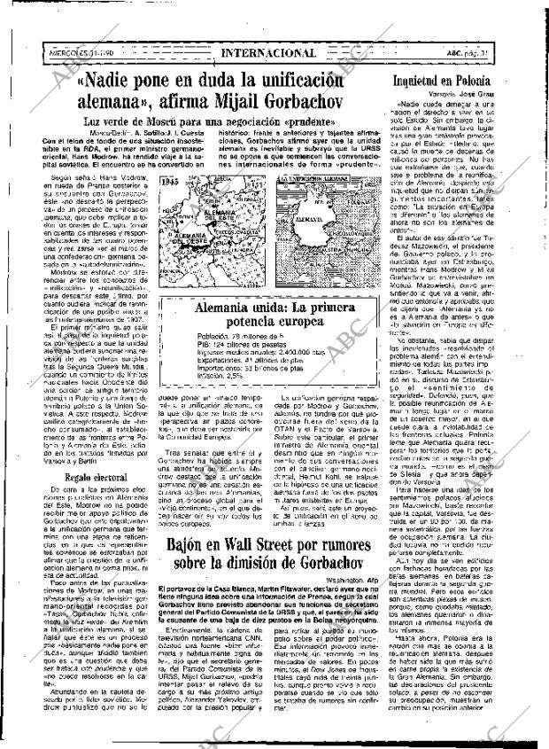 ABC MADRID 31-01-1990 página 31