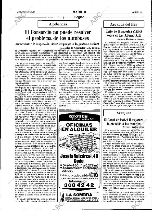 ABC MADRID 31-01-1990 página 45
