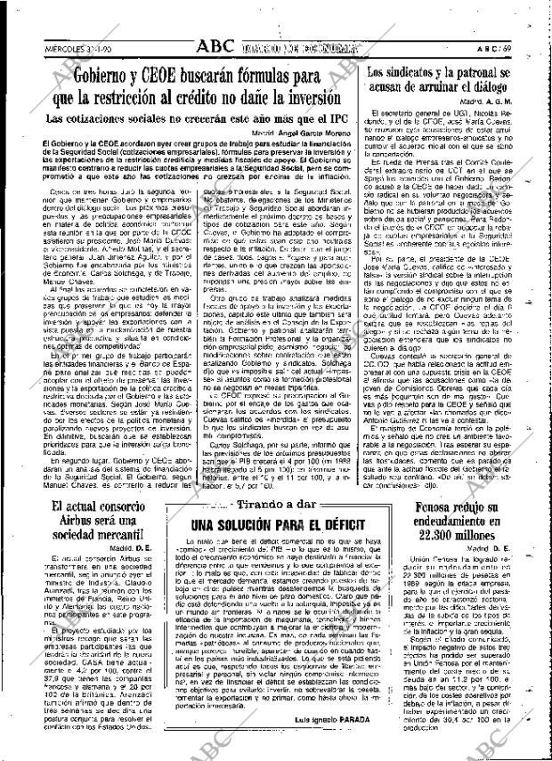 ABC MADRID 31-01-1990 página 69