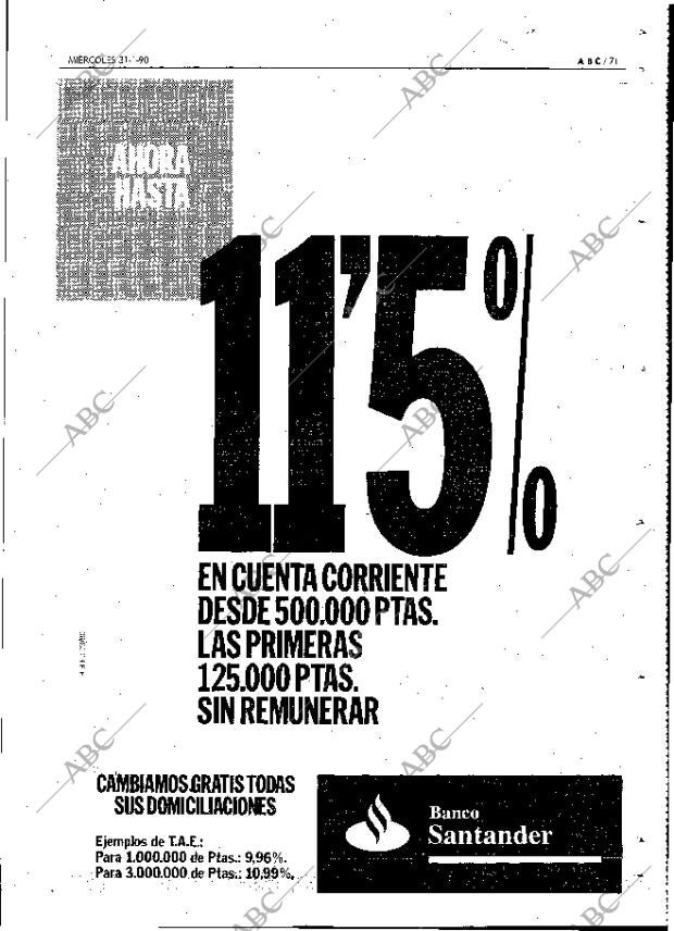 ABC MADRID 31-01-1990 página 71