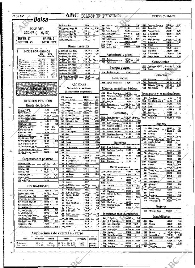 ABC MADRID 31-01-1990 página 72