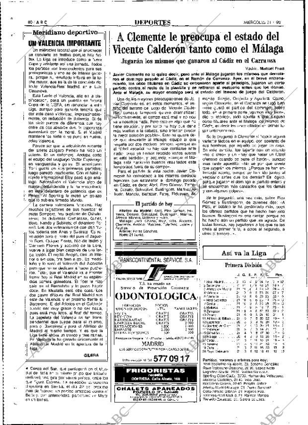 ABC MADRID 31-01-1990 página 80