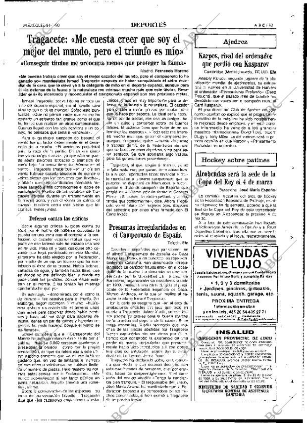 ABC MADRID 31-01-1990 página 83