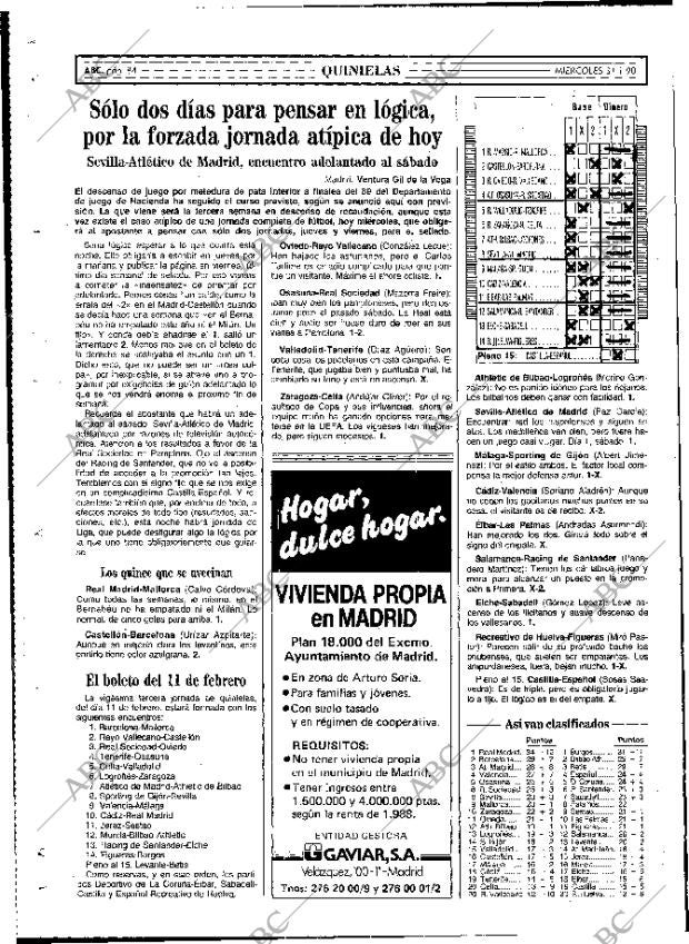 ABC MADRID 31-01-1990 página 84