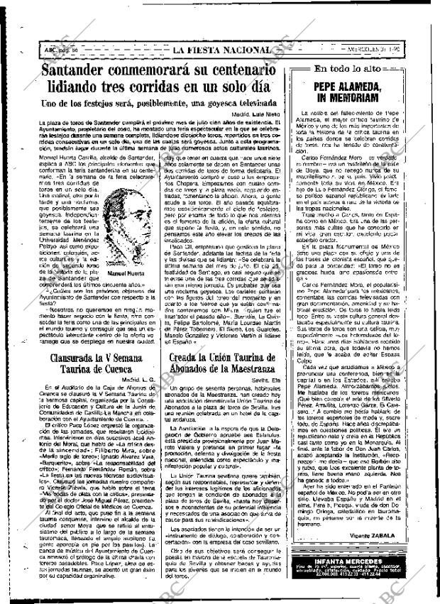 ABC MADRID 31-01-1990 página 86