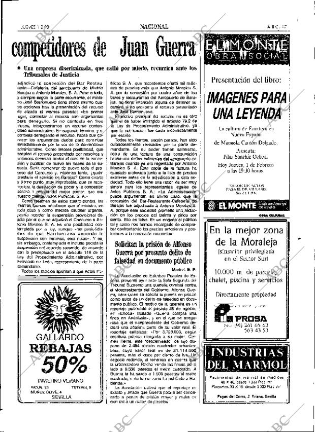 ABC SEVILLA 01-02-1990 página 17