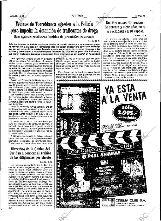 ABC SEVILLA 01-02-1990 página 53