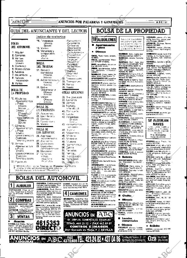 ABC SEVILLA 01-02-1990 página 73