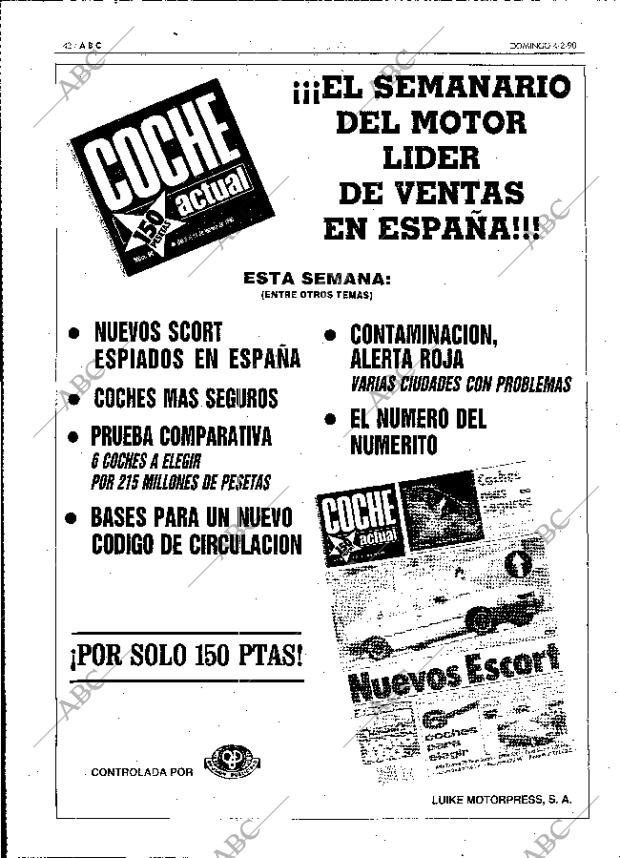 ABC MADRID 04-02-1990 página 42