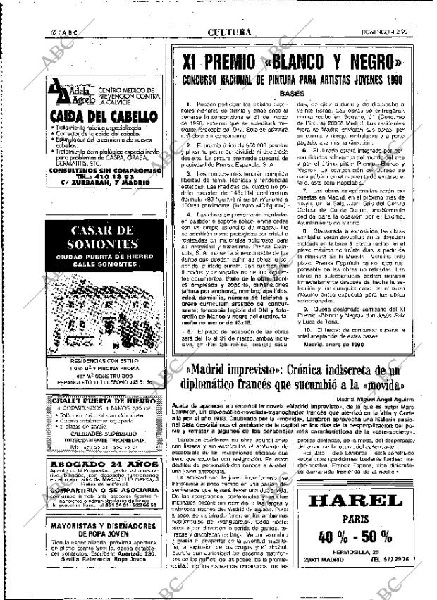 ABC MADRID 04-02-1990 página 62