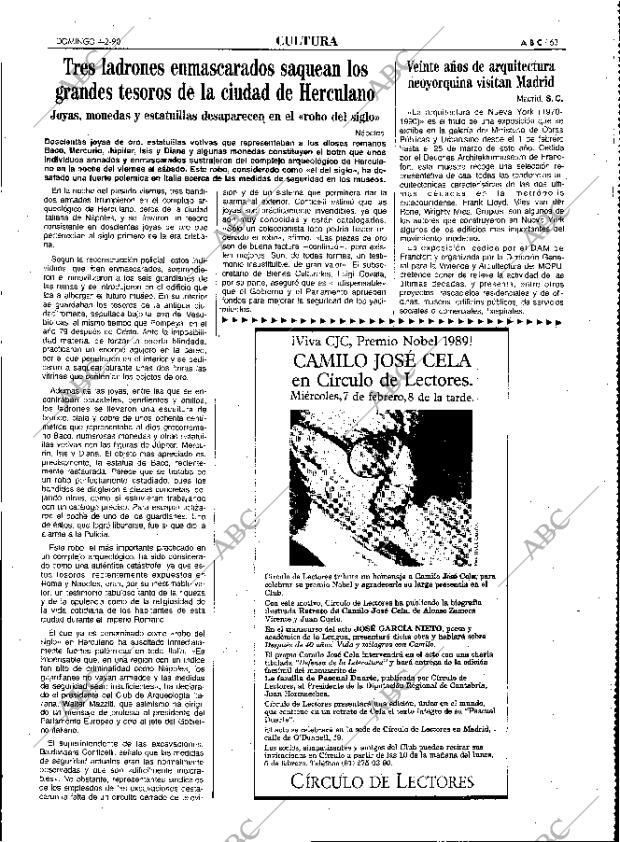 ABC MADRID 04-02-1990 página 63