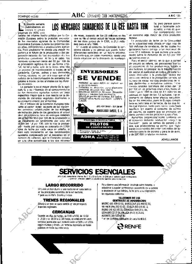 ABC MADRID 04-02-1990 página 85