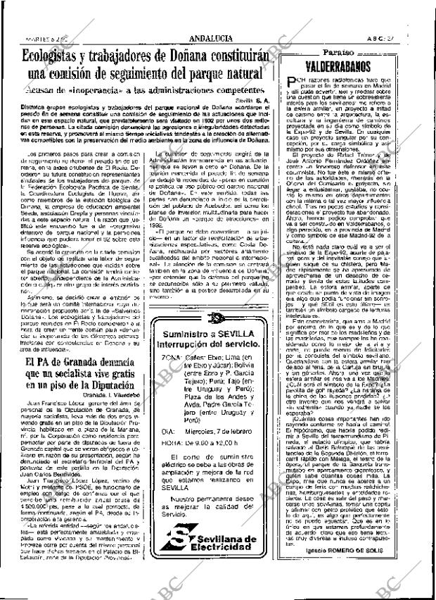 ABC SEVILLA 06-02-1990 página 27