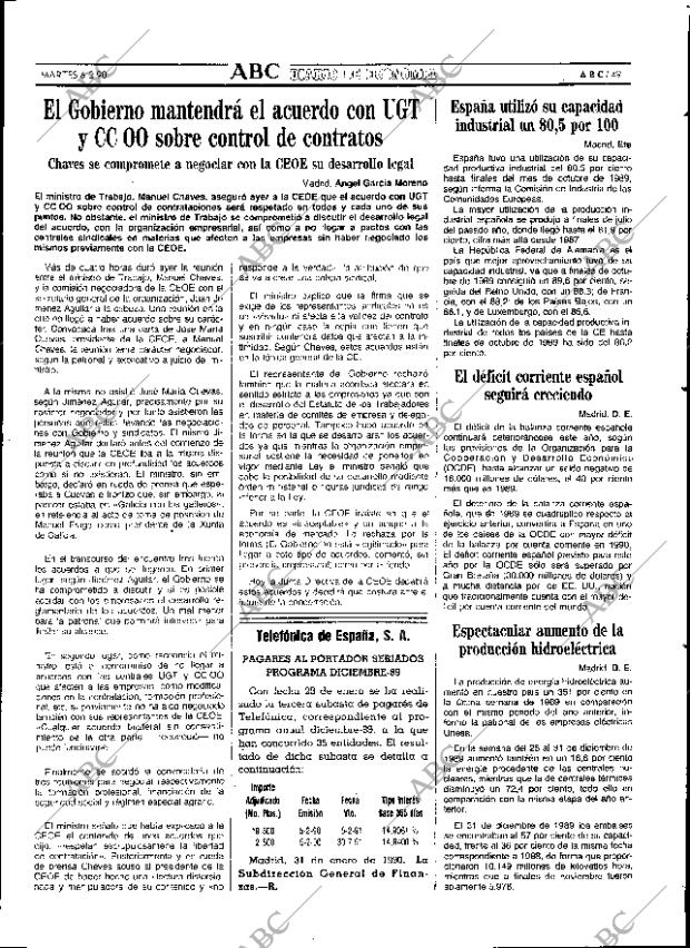 ABC SEVILLA 06-02-1990 página 49