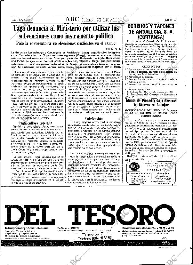 ABC SEVILLA 06-02-1990 página 57