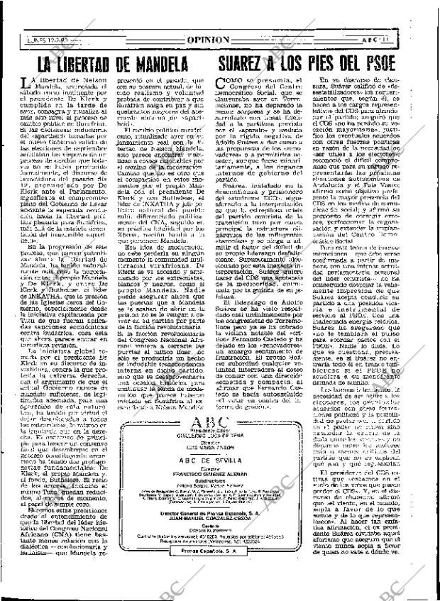 ABC SEVILLA 12-02-1990 página 11