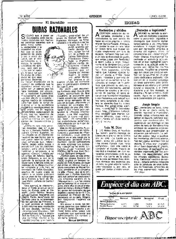 ABC SEVILLA 12-02-1990 página 12