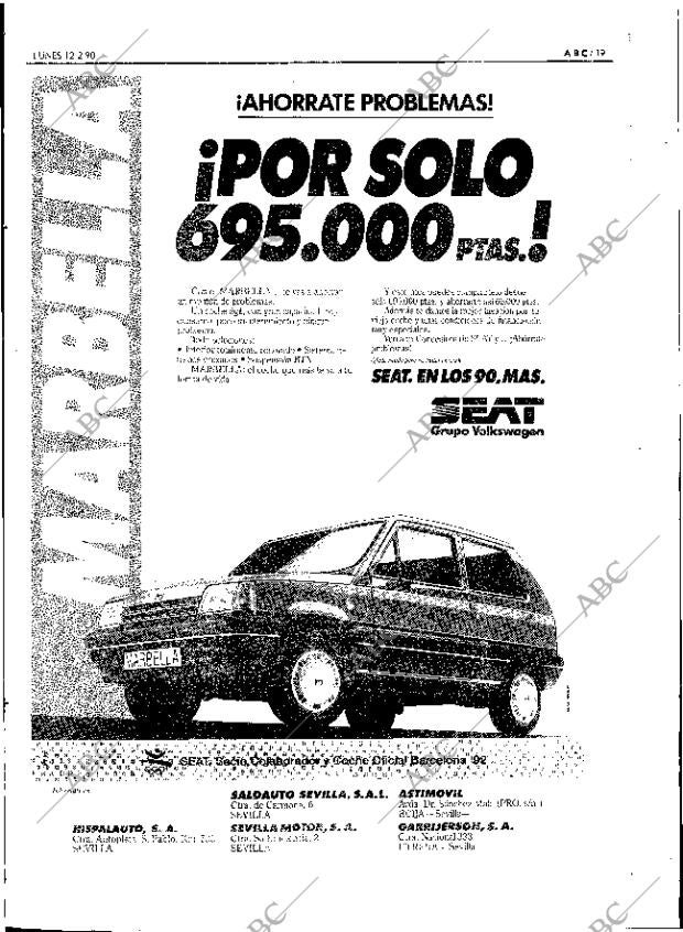 ABC SEVILLA 12-02-1990 página 19