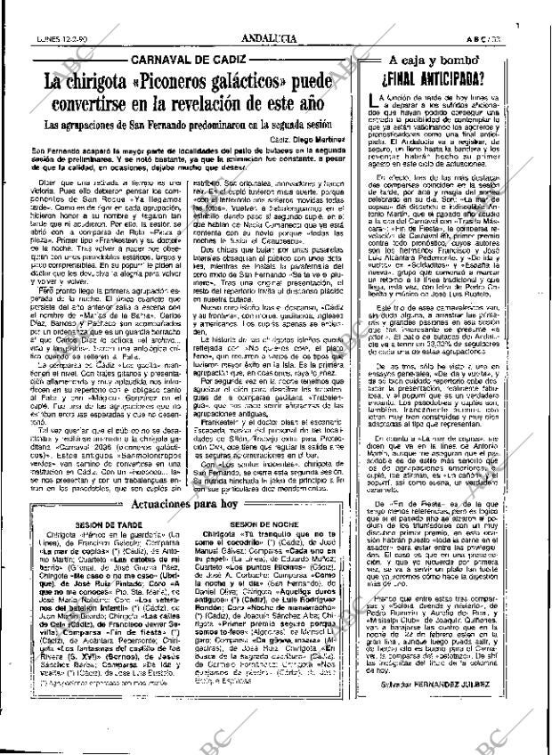 ABC SEVILLA 12-02-1990 página 33