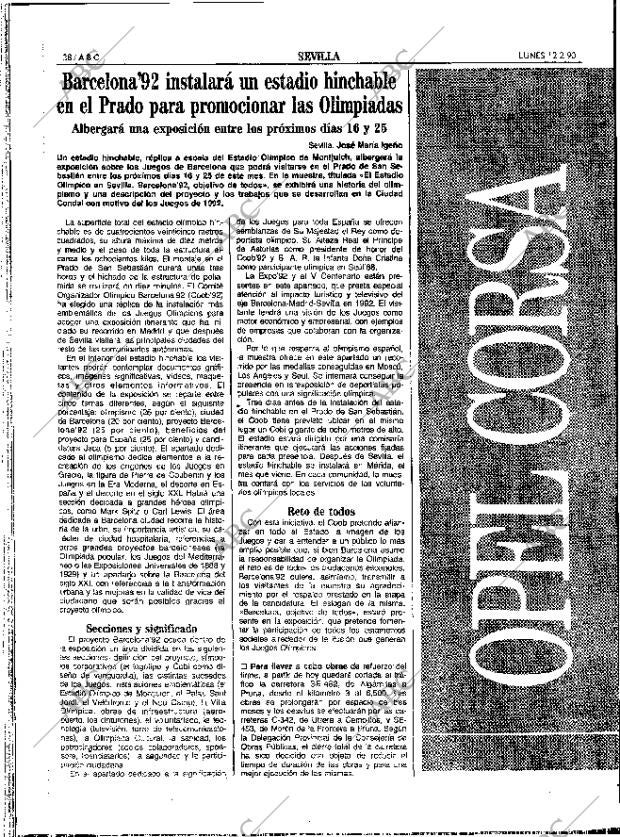 ABC SEVILLA 12-02-1990 página 38