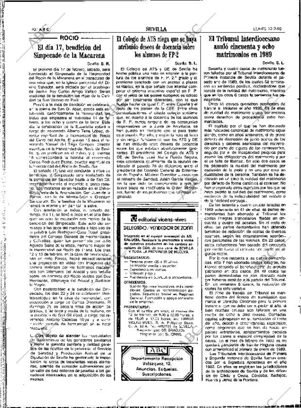 ABC SEVILLA 12-02-1990 página 40