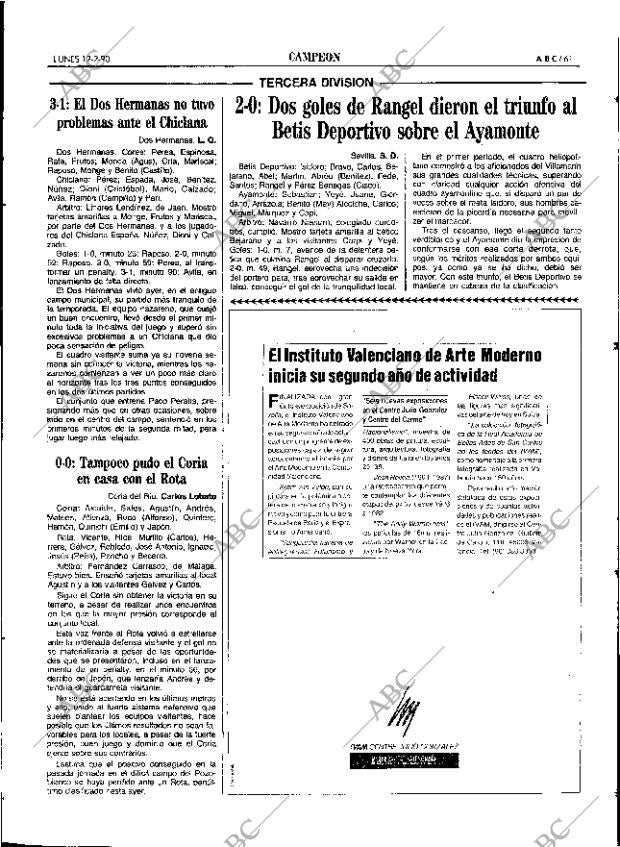 ABC SEVILLA 12-02-1990 página 61