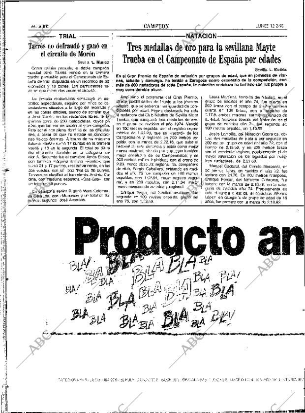 ABC SEVILLA 12-02-1990 página 66