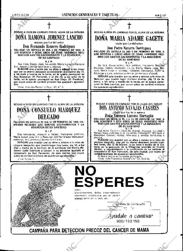 ABC SEVILLA 12-02-1990 página 87