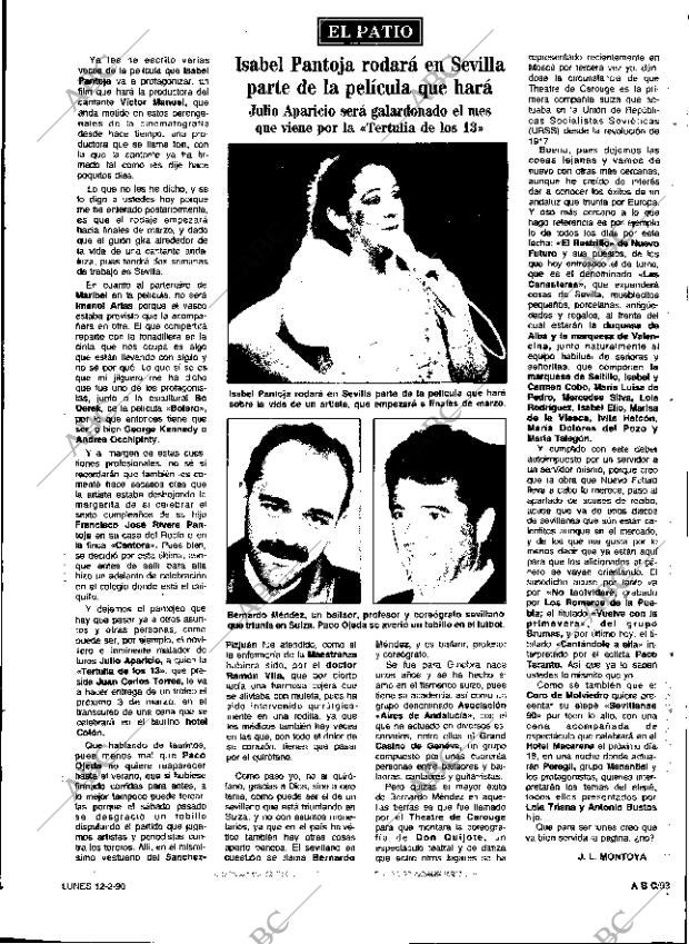 ABC SEVILLA 12-02-1990 página 93