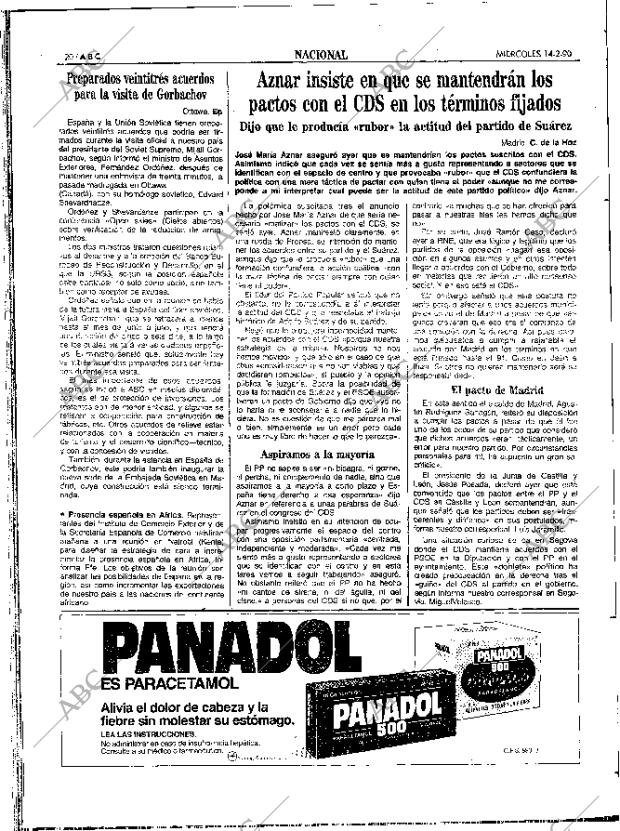 ABC SEVILLA 14-02-1990 página 20