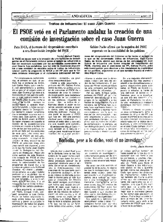 ABC SEVILLA 14-02-1990 página 25