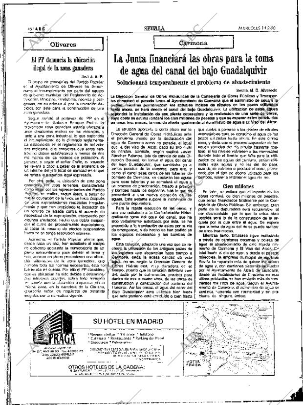 ABC SEVILLA 14-02-1990 página 46