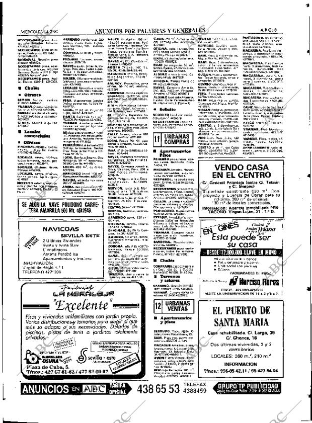 ABC SEVILLA 14-02-1990 página 81