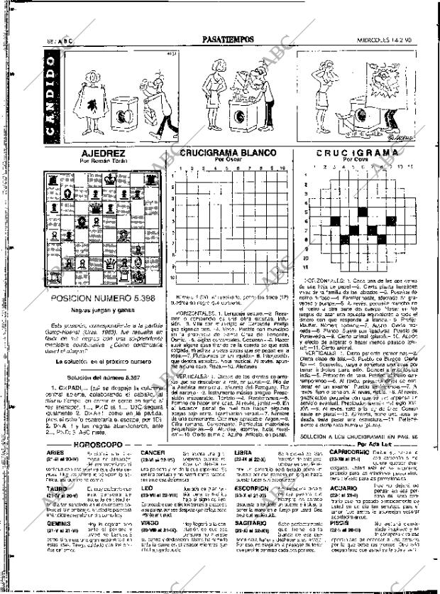 ABC SEVILLA 14-02-1990 página 88