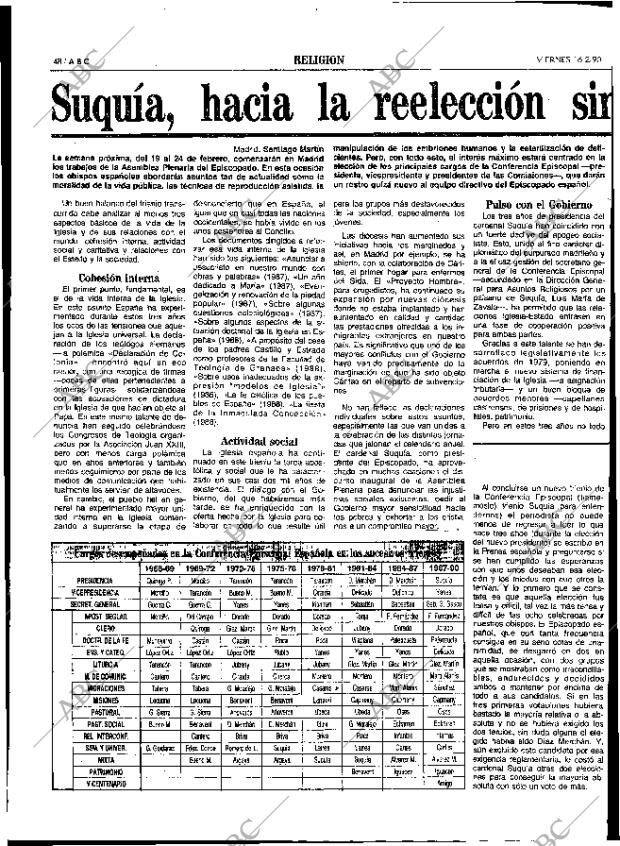 ABC SEVILLA 16-02-1990 página 48