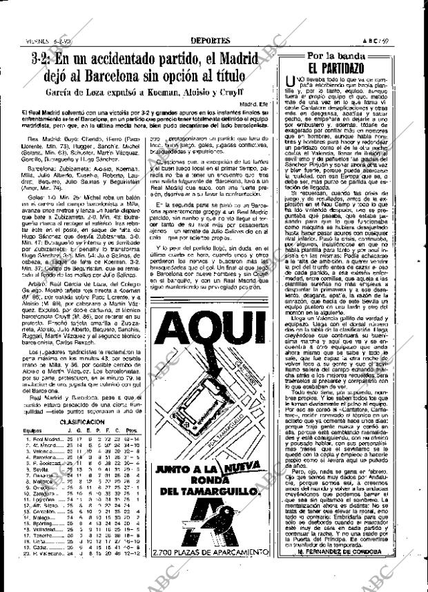 ABC SEVILLA 16-02-1990 página 69