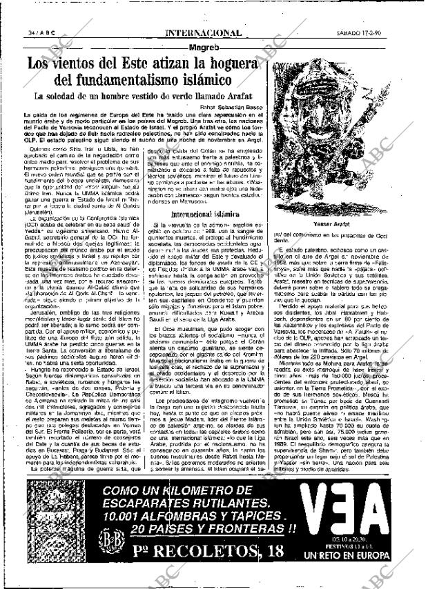 ABC MADRID 17-02-1990 página 34