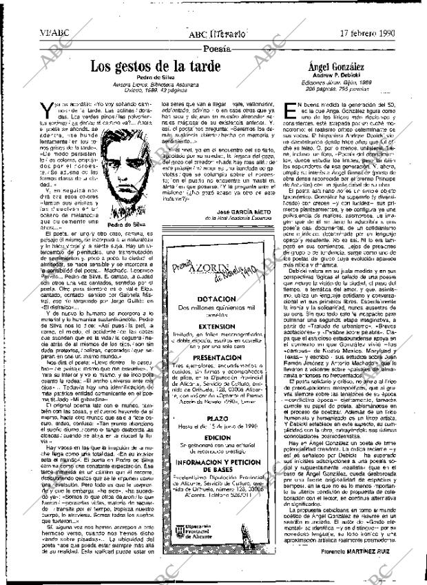 ABC MADRID 17-02-1990 página 62