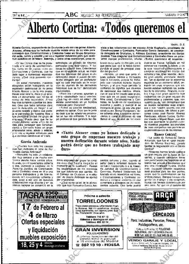 ABC MADRID 17-02-1990 página 76