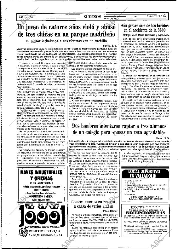 ABC MADRID 17-02-1990 página 86