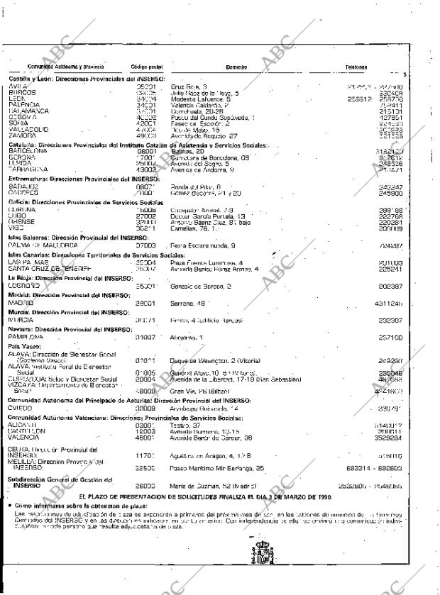 ABC MADRID 17-02-1990 página 9