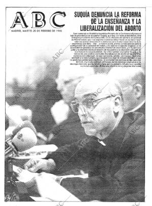 ABC MADRID 20-02-1990 página 1