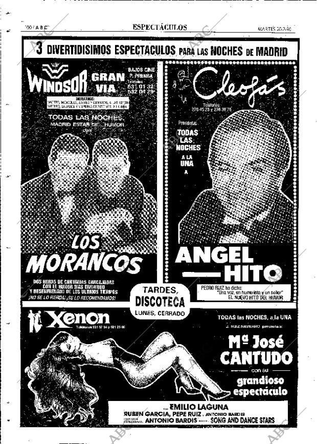 ABC MADRID 20-02-1990 página 100