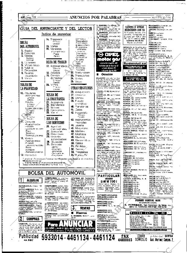 ABC MADRID 20-02-1990 página 108