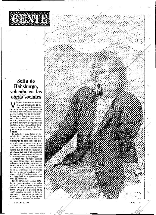 ABC MADRID 20-02-1990 página 129