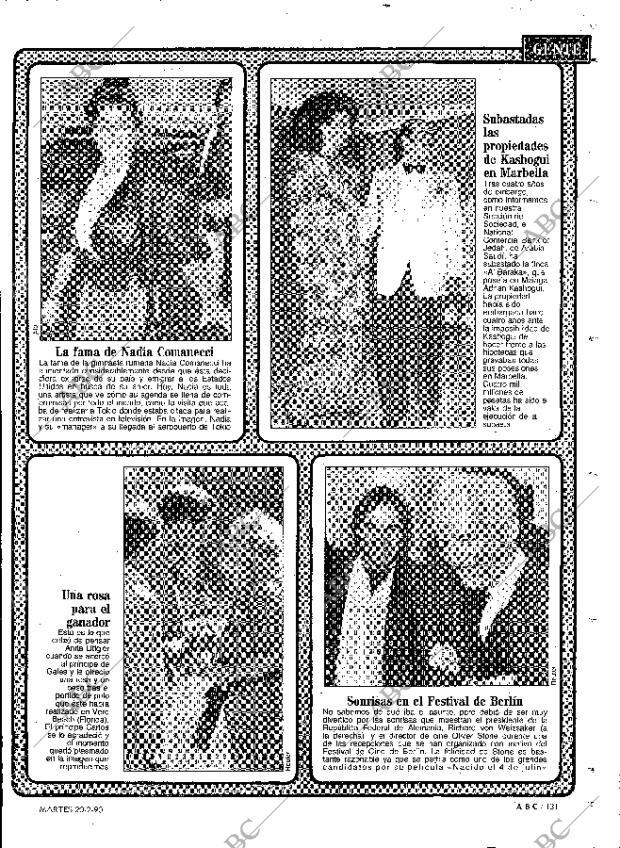 ABC MADRID 20-02-1990 página 131